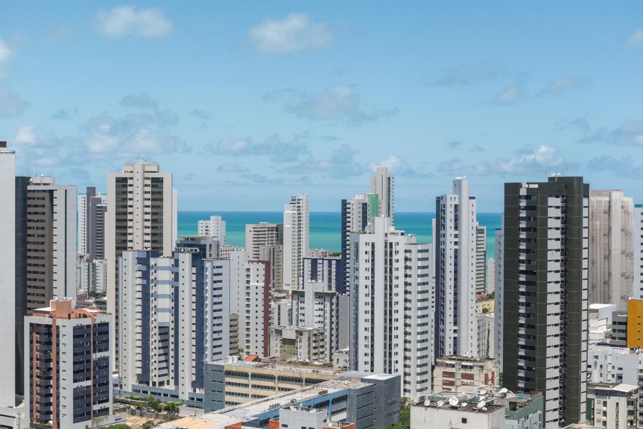 Excelente Flat Em Boa Viagem 2 Quartos Beach Class Ideal Para Familia Ou Viagens De Negocio Nob2104 Recife Exterior photo